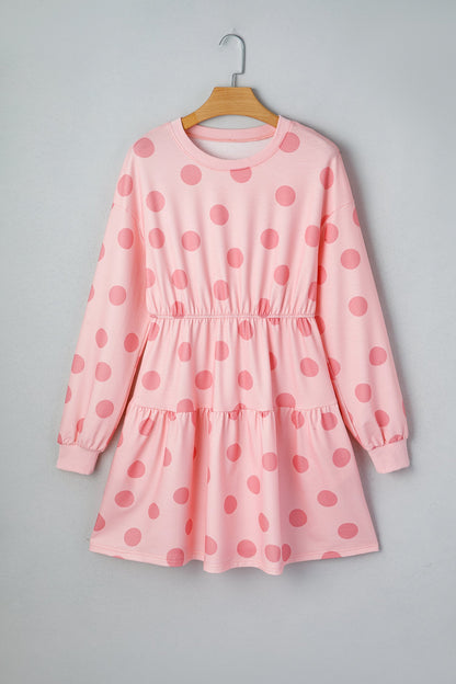 Threaded Pear Anna Sleeve Flared Mini Dress