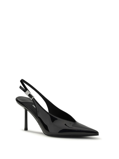 Slingback Pumps Clivage Black Patent