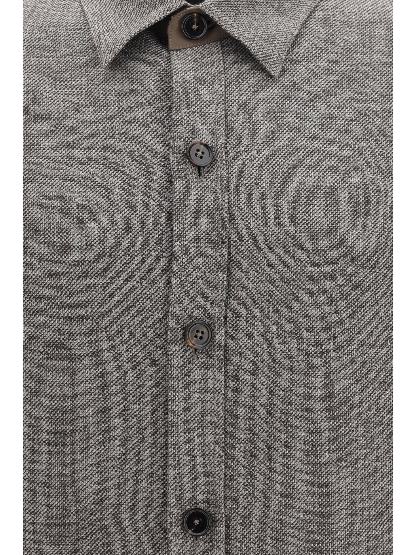 Overshirt Cashmere Linen & Silk Grey
