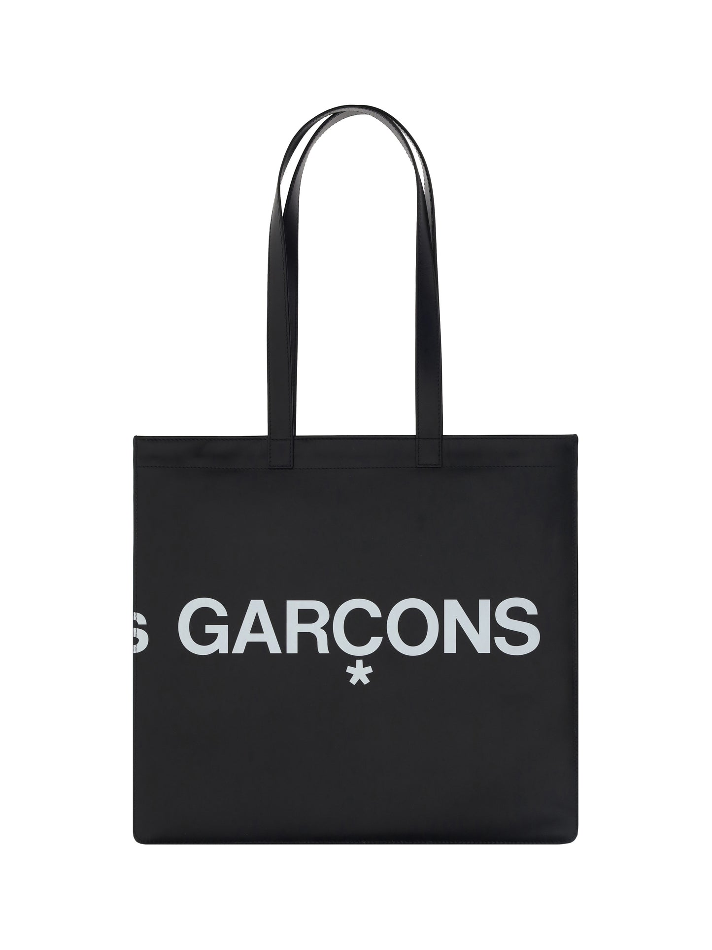 Calfskin Shoulder Shopping Bag