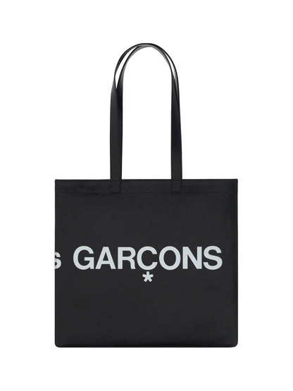 Calfskin Shoulder Shopping Bag