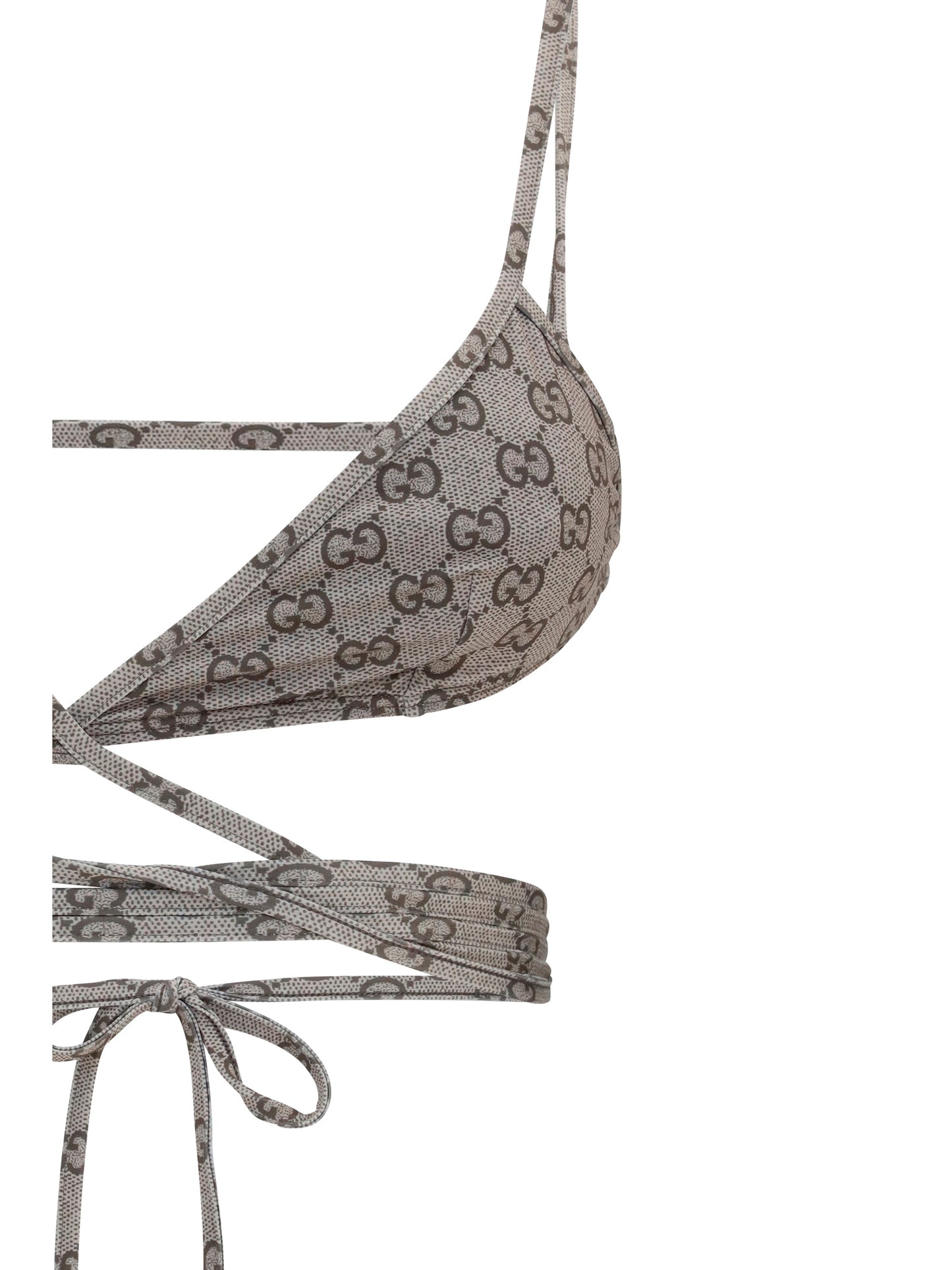 Stretch Jersey Bikini Beige/Ebony