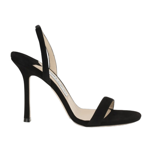 Sandals Jenn Black Calf Leather