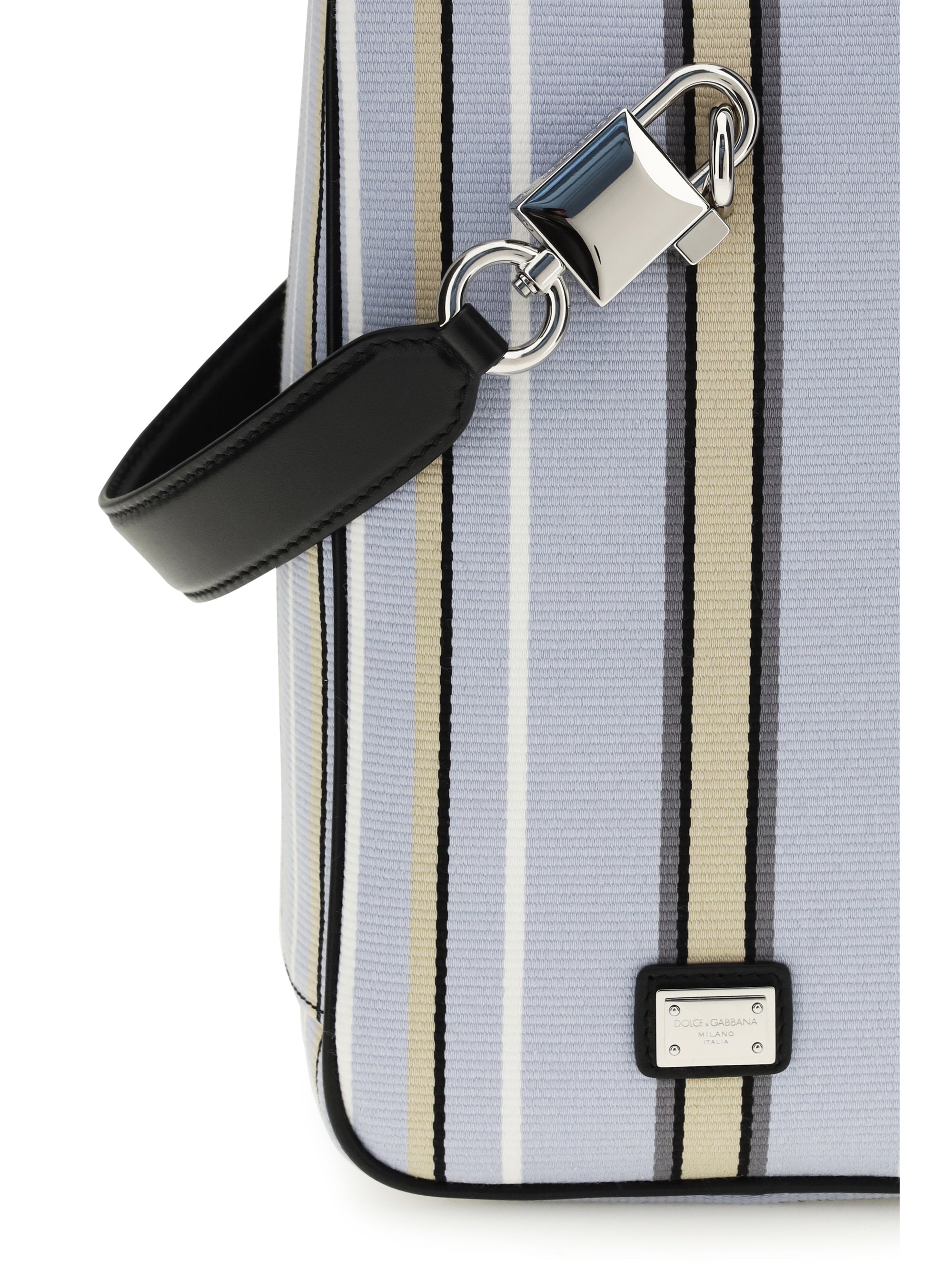 希少 Dolce & Gabbana グレー レザー ショルダーバッグ レオパー Handbag Lock Jacquard Multicolour – Zulily