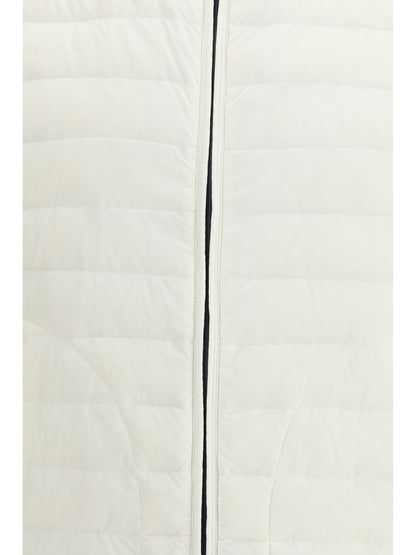 Reversible Gilet Teal/White