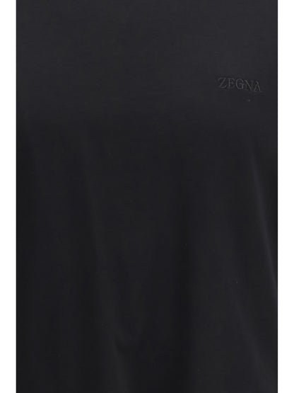 T-Shirt Short-Sleeve Cotton Black