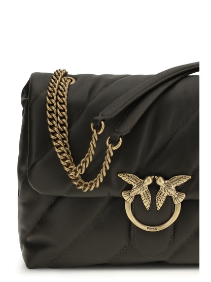 Shoulder Bag Love Puff Mud Green