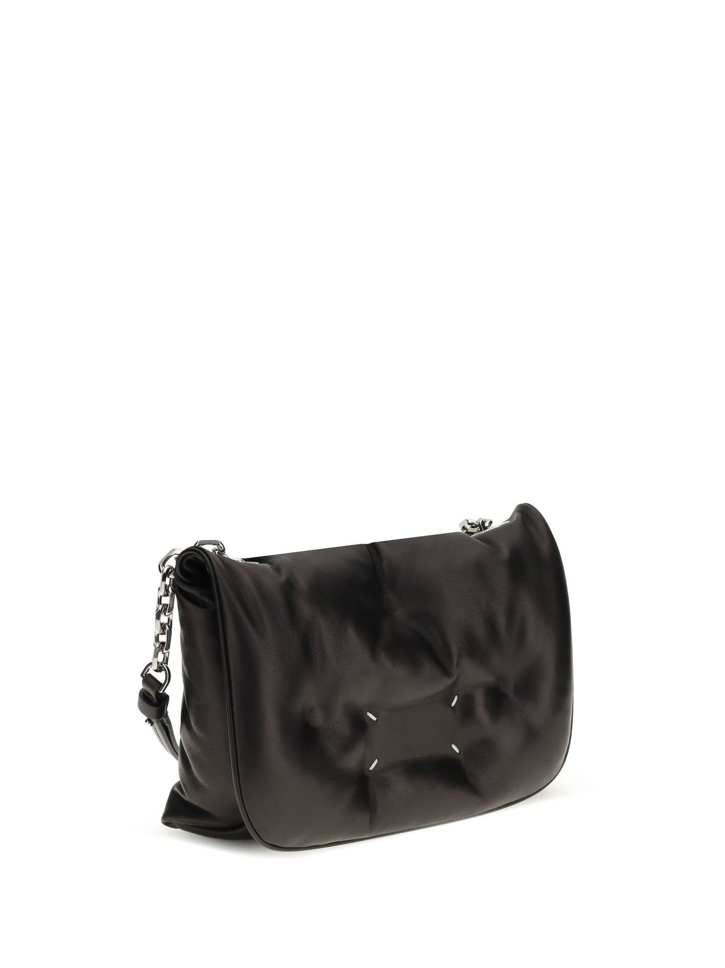 Mini Bag Glam Slam Flap Black Lambskin