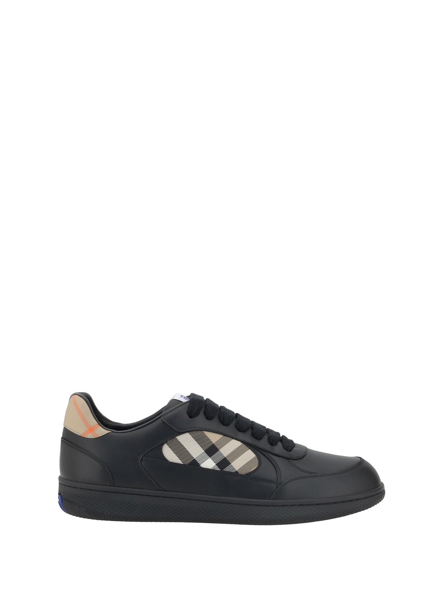 Leather Sneakers Black/Sand