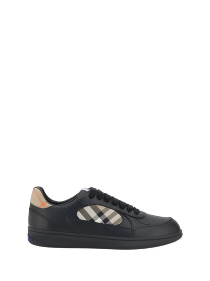 Leather Sneakers Black/Sand