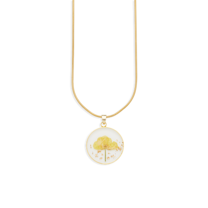 Mint & Lily Pressed Birth Flower Necklace