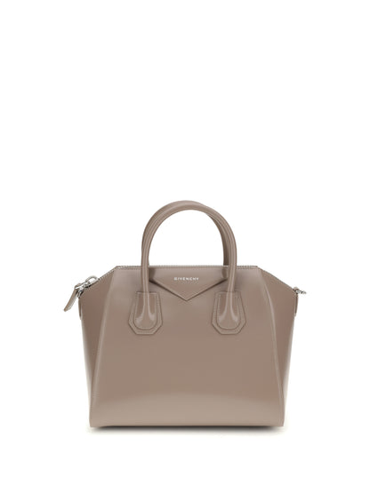 Box Handbag Antigona Taupe