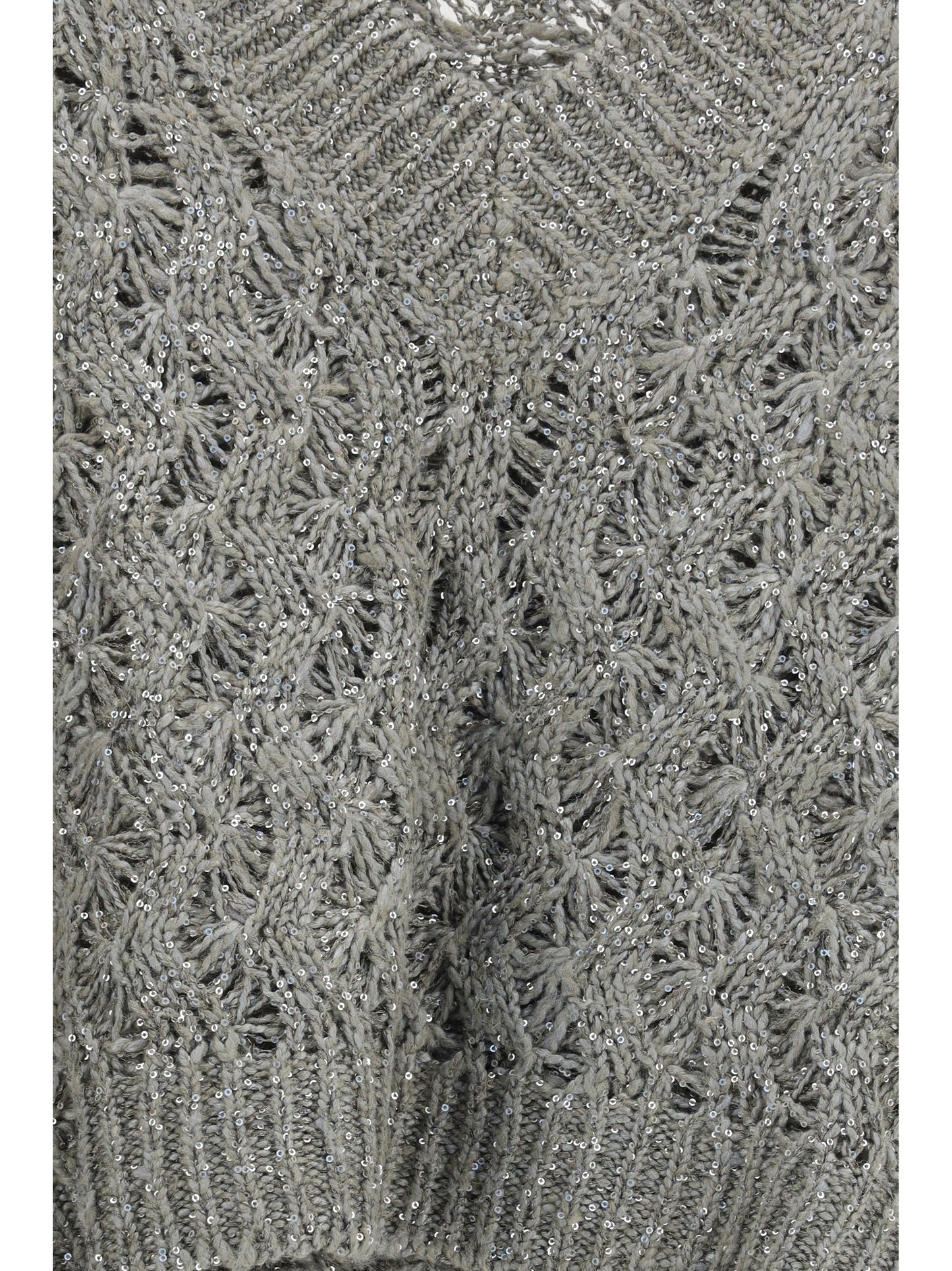 Vest Silk-Blend Sequined Rosemary