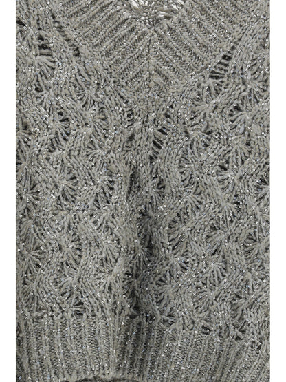 Vest Silk-Blend Sequined Rosemary
