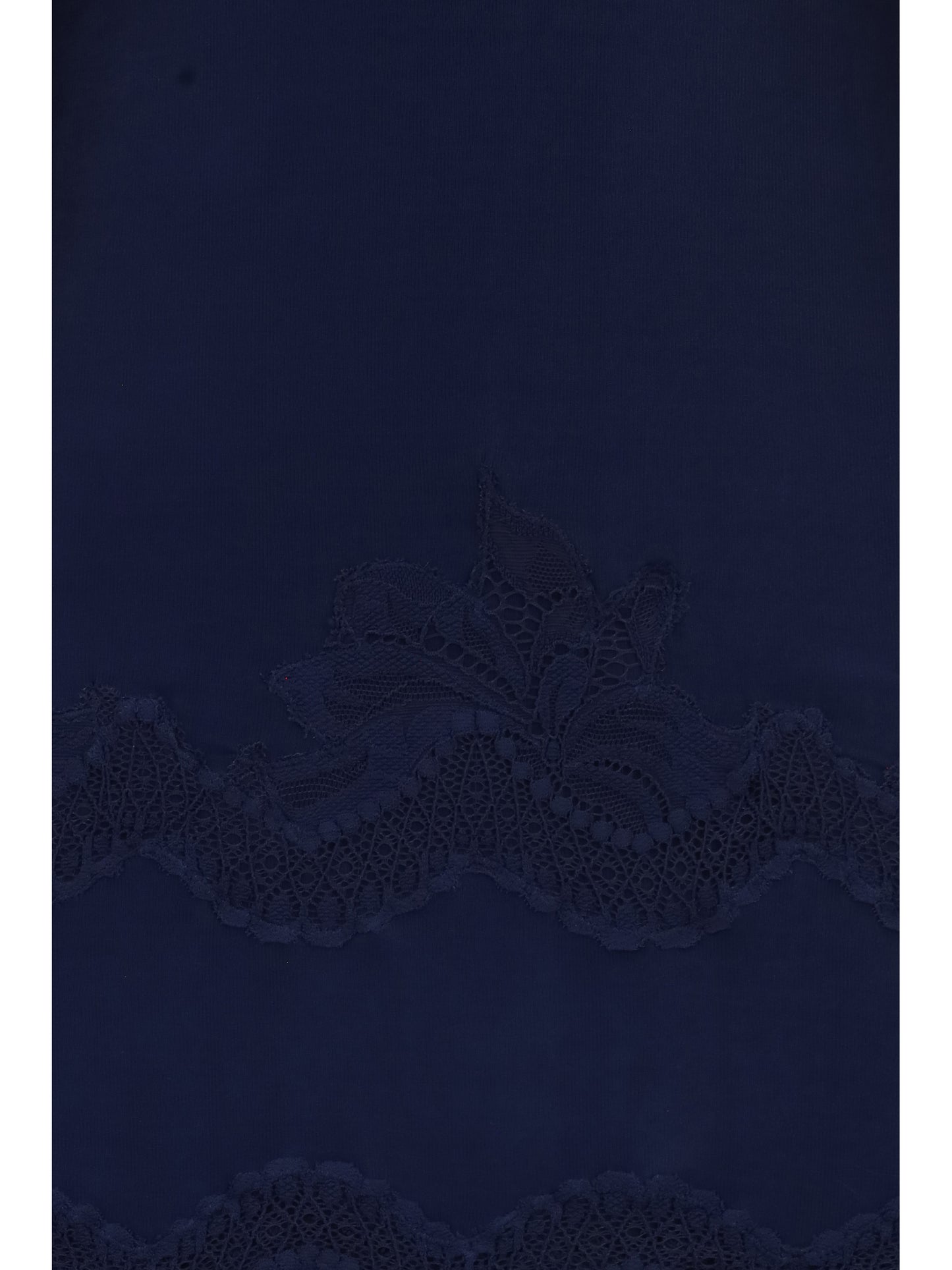 Dress Deep Navy Lace and Jersey