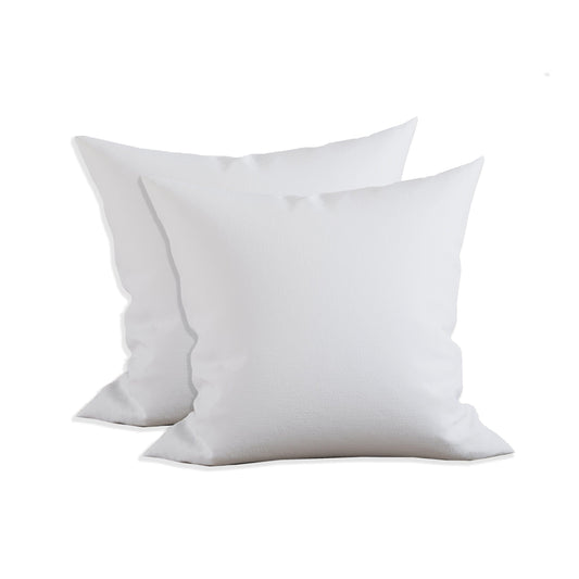 Elegant Comfort Pillow Inserts - Poly-Cotton Shell Siliconized Fiber Filling