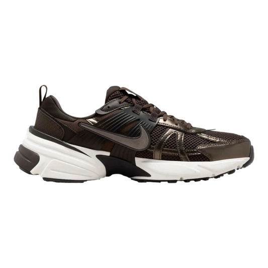 Nike V2K Run Men's Sneakers — Velvet Brown Mesh Low-Top