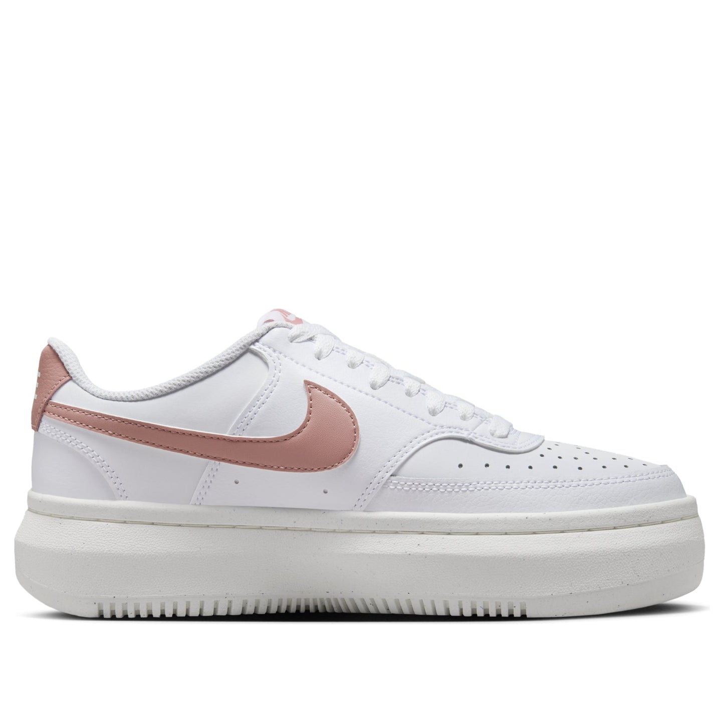[dz5394-102] Womens Nike Court Vision Alta Leather 'sail Red Stardust'