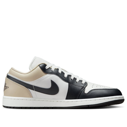 [553558-153] Mens Air Jordan Retro 1 Low 'black Toe Rattan'