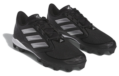 [ig7138] Womens adidas Purehustle 3 Md 'core Black Silver Metallic'