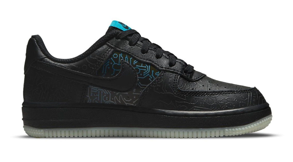 Nike Preschool Air Force 1 Low 'Computer Chip Space Jam' Ps Sneakers