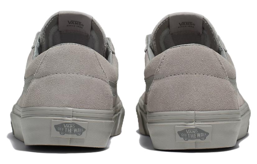 [vn0009qrgry] Mens Vans Sk8-low Mono Suede Grey - Turtle Dove/black Suede/canvas