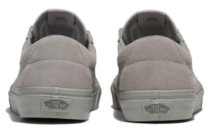 [vn0009qrgry] Mens Vans Sk8-low Mono Suede Grey - Turtle Dove/black Suede/canvas