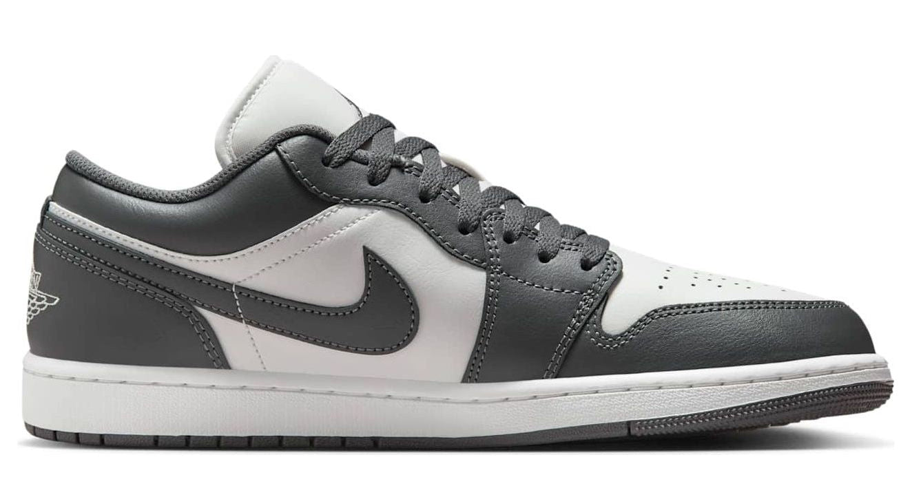 Men's Air Jordan Retro 1 Low 'Grey White'