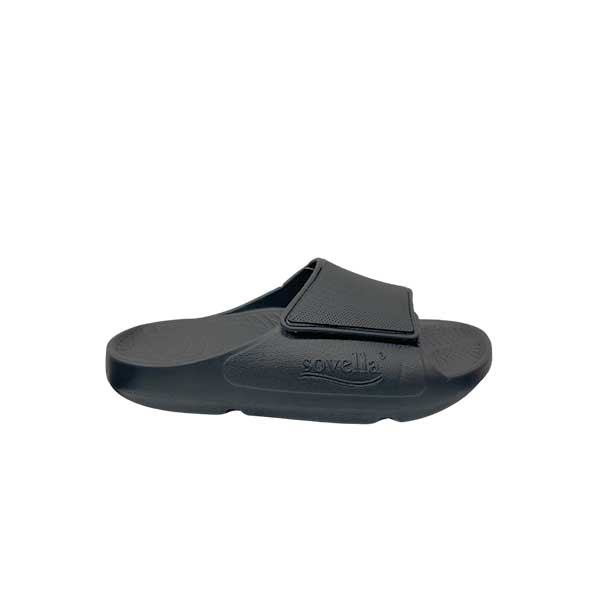 Sovella Active Recovery Sandals Men's PF Velcro Slide Dark Grey