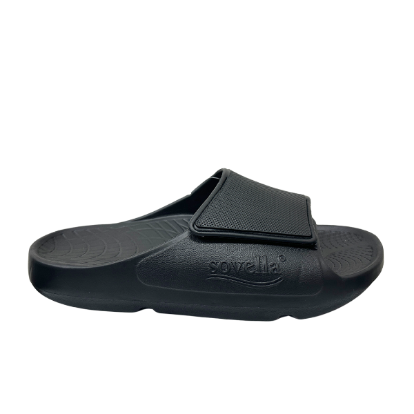 Sovella Active Recovery Sandals Men's PF Velcro Slide Black