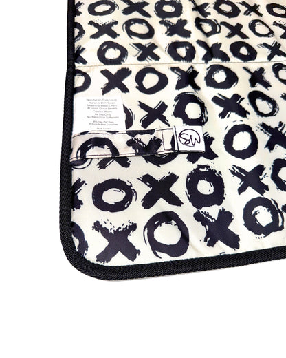 Sarah Wells Portable Diaper Changing Pad Machine Washable, Foldable for Travel or Diaper Bags (XOXO)