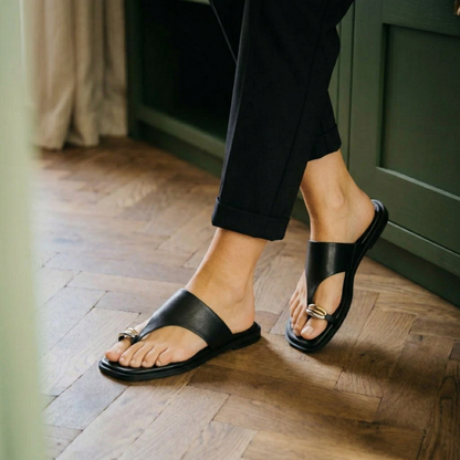 Cece Thong Sandals - Black