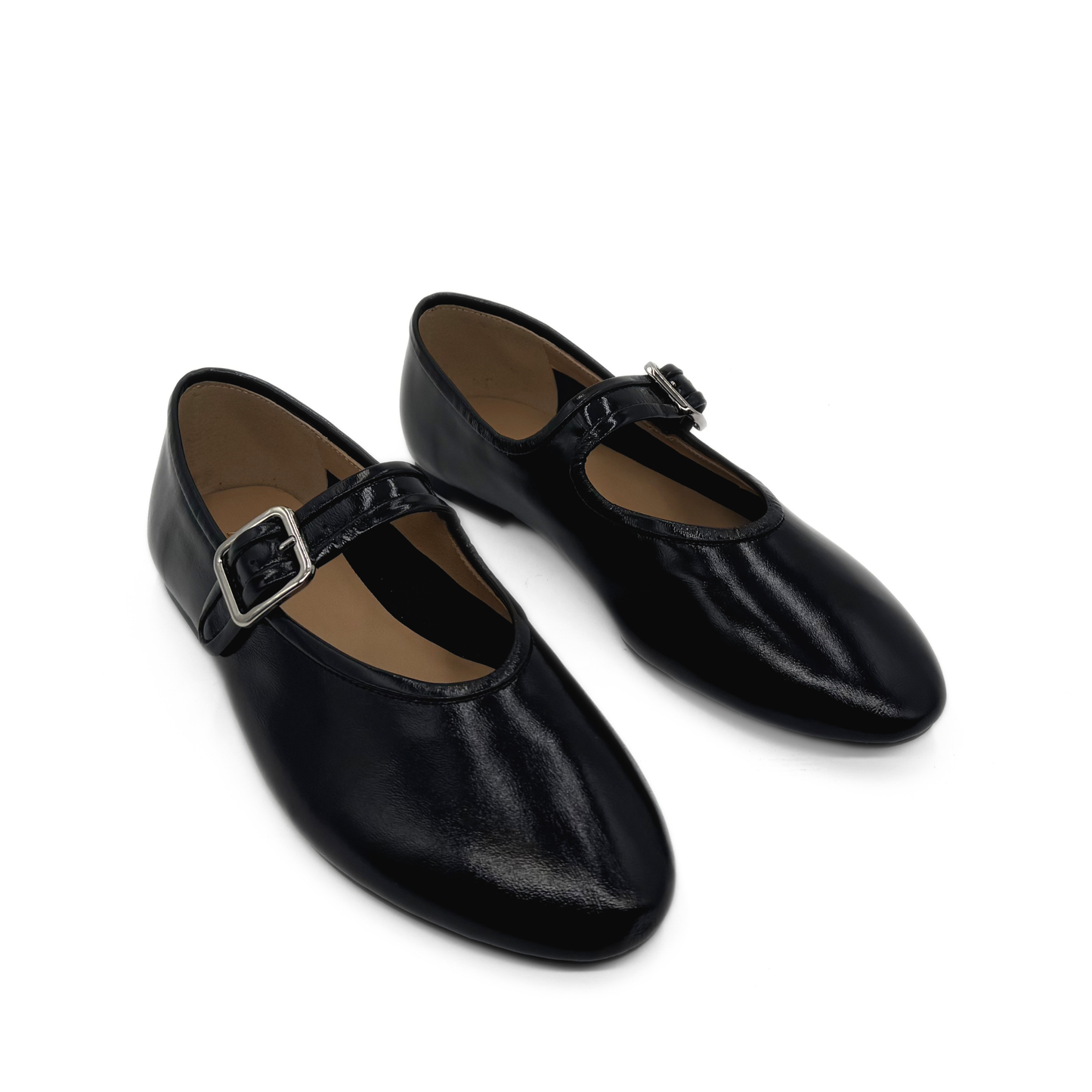 Ashley Mary Jane Flats - Black