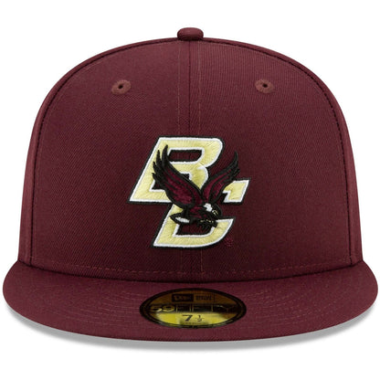 New Era Men's Ncaa 5950 Basic Fitted Hats - Boston College