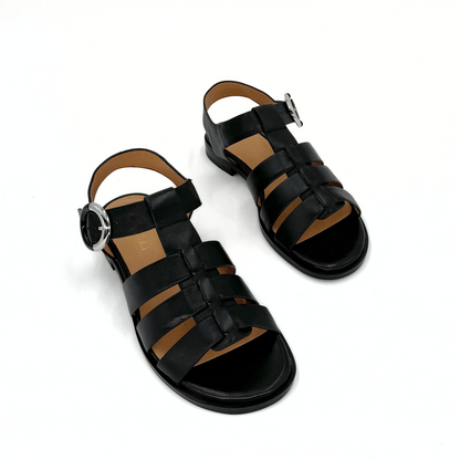 Monaca Fisherman Sandals - Black
