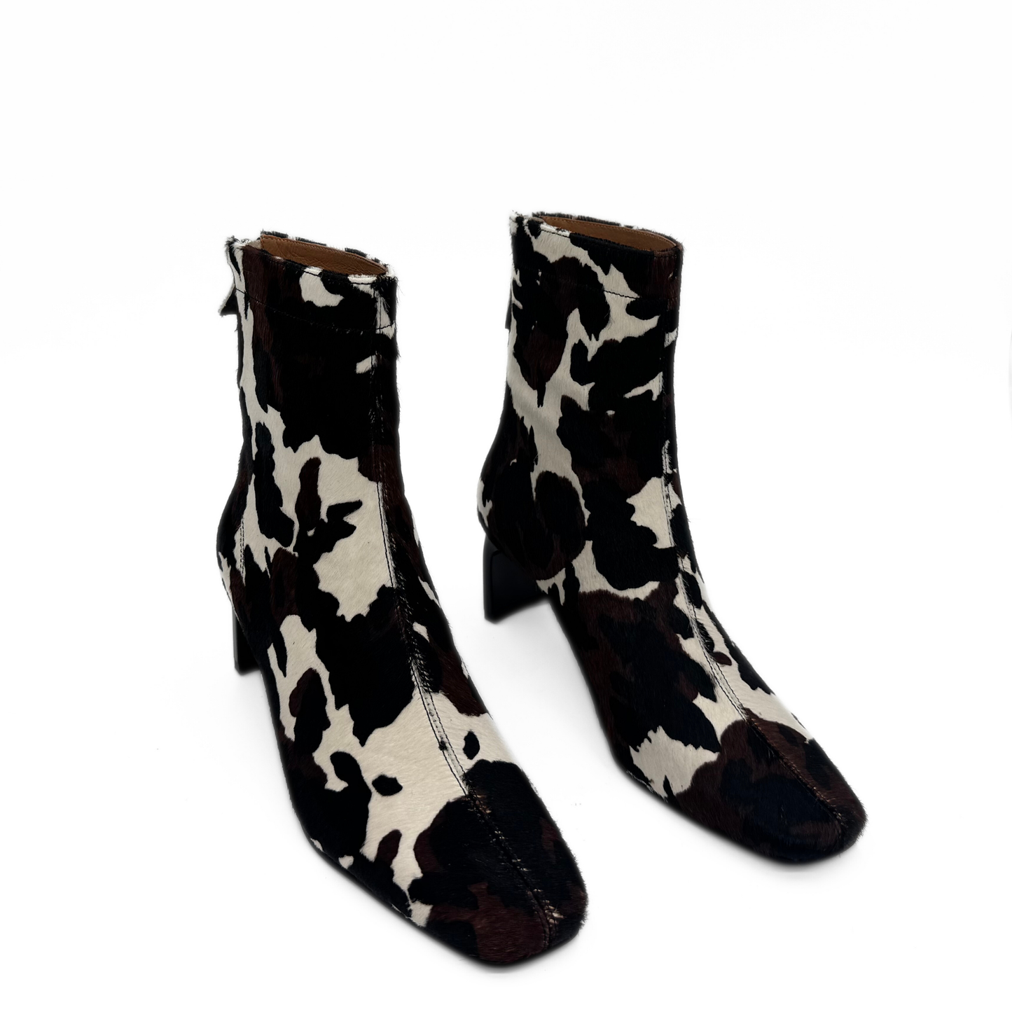 Harlow Cow Hair Booties - Cow Fur
