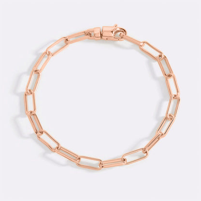 Mint & Lily Open Link Paperclip Chain Bracelet