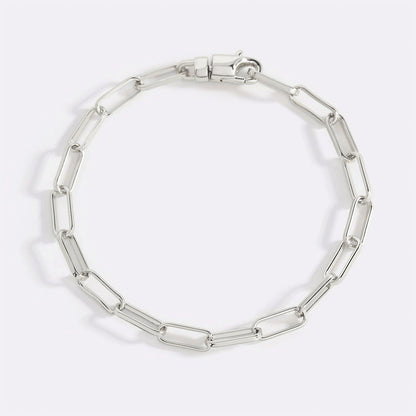 Mint & Lily Open Link Paperclip Chain Bracelet