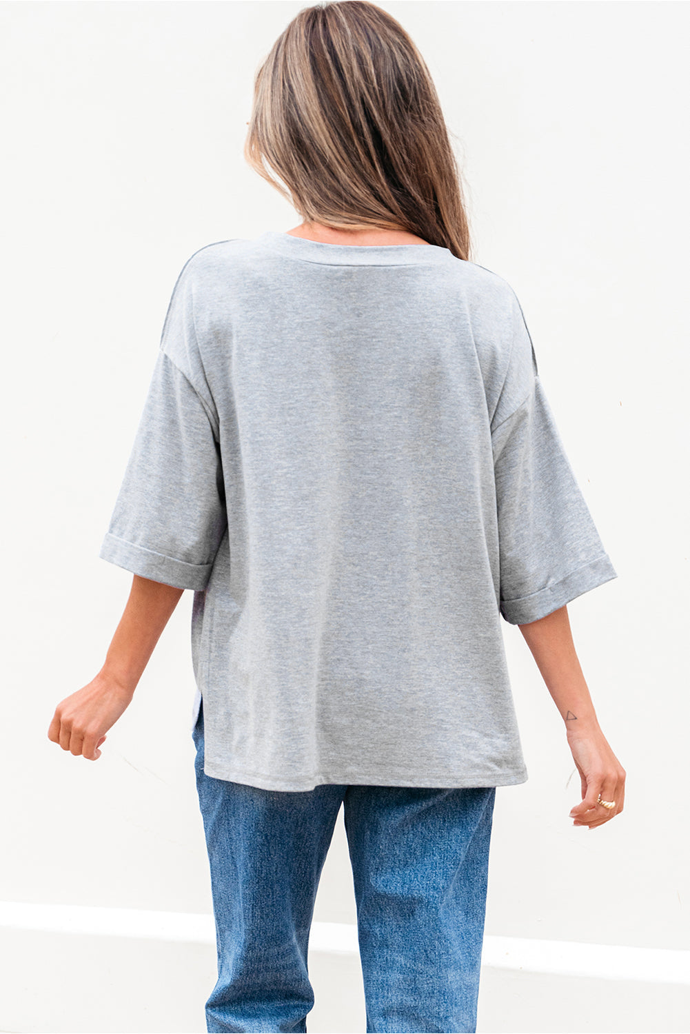 Threaded Pear Adelaide Sleeve Oversized T Shirt