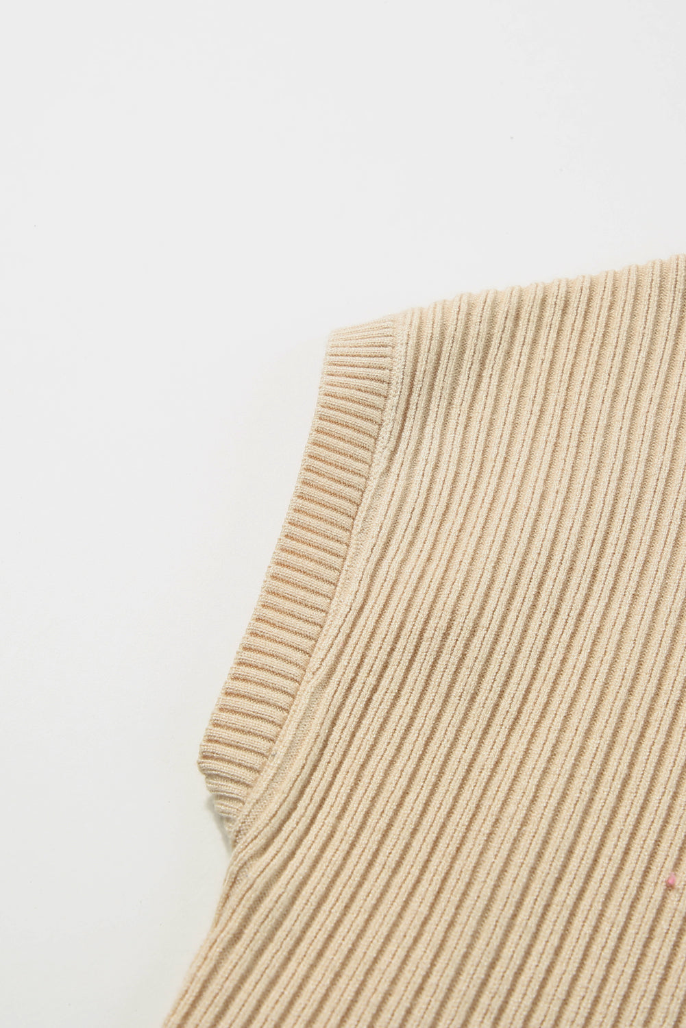 Threaded Pear Lindsey Patch Pocket Ribbed Knit Short Sleeve Sweater