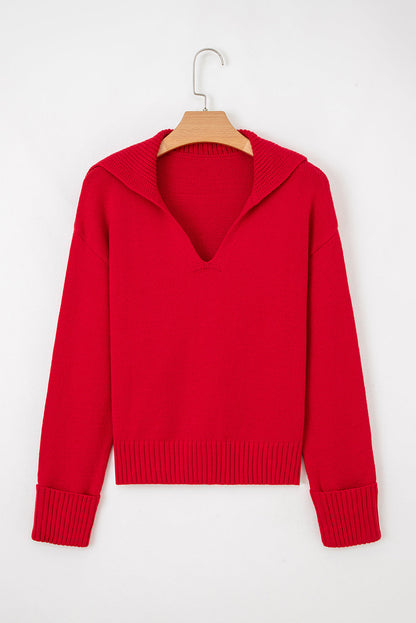 Threaded Pear Avery Edge Sexy Elegant Sweater