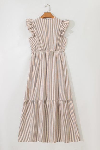Threaded Pear Kira Front Slit Maxi Dress