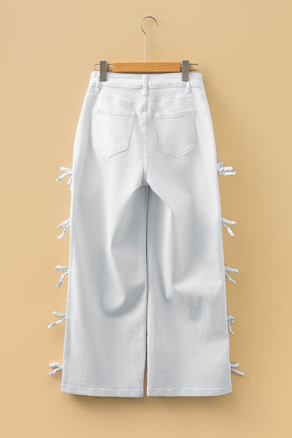 Threaded Pear Michaela Straight Leg Loose Jeans