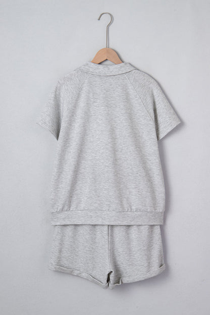 Threaded Pear Imani Light Collared Set