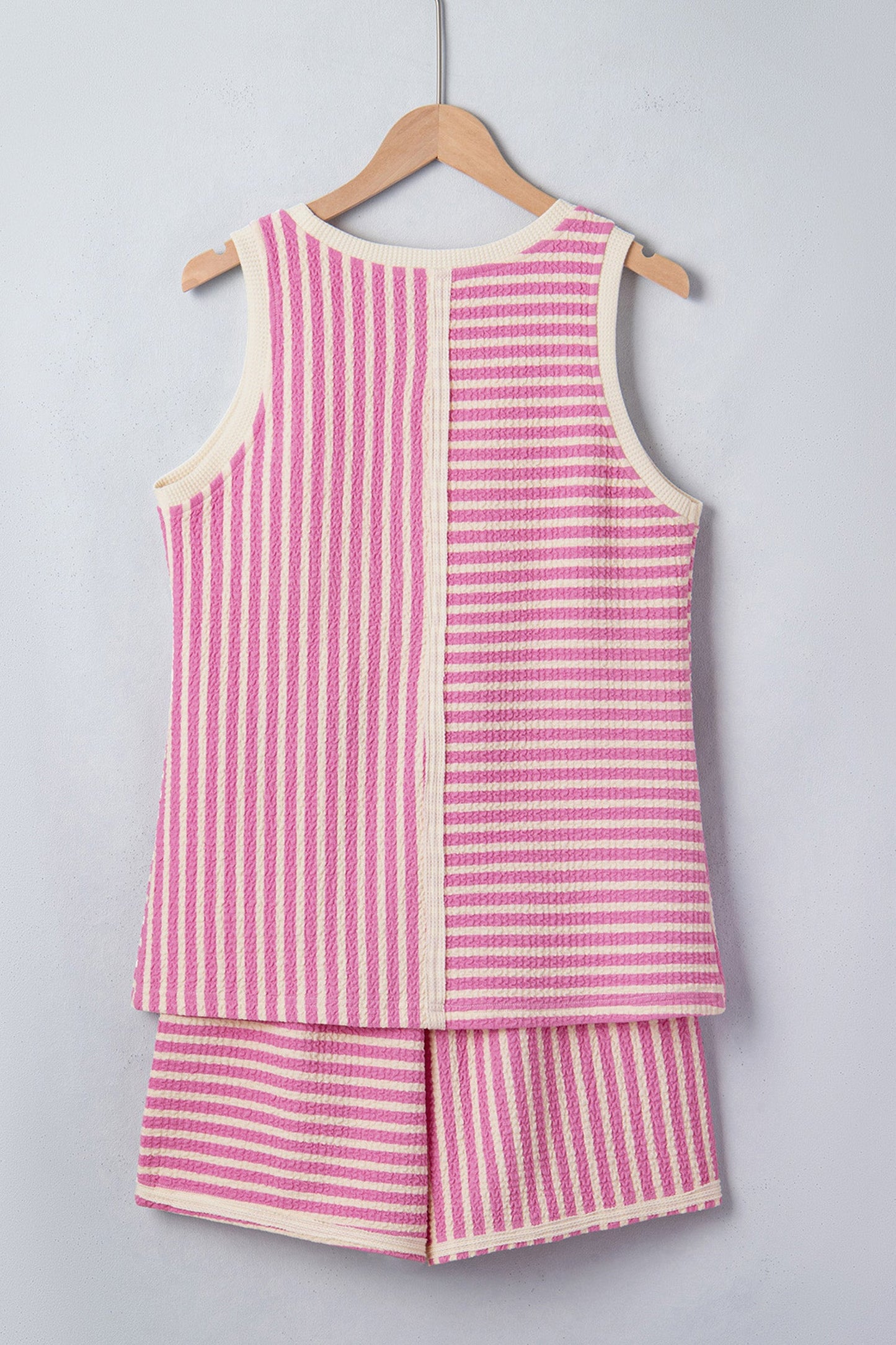 Threaded Pear Nala Contrast Trim Casual Tank Set