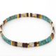Teal Multi Color Goldtone