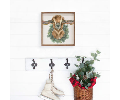 Kendrick Home Goat Wreath White