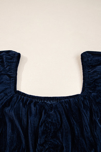 Threaded Pear Kataleya Short Puff Sleeve PLUS Dress