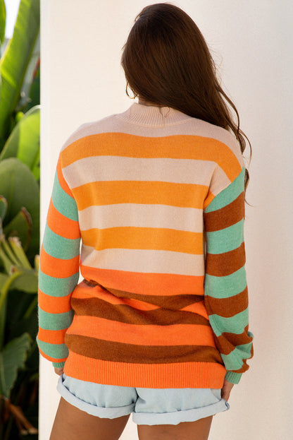 Threaded Pear Racella Drop Shoulder Cozy Sweater