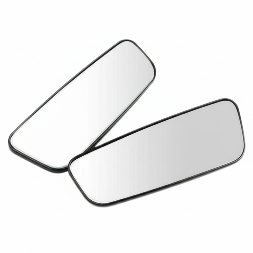 Prime Goods 2x 360 Stick on Rear View Auxiliary Blind Spot Mirror Wide Angle Car Truck SUV - Black